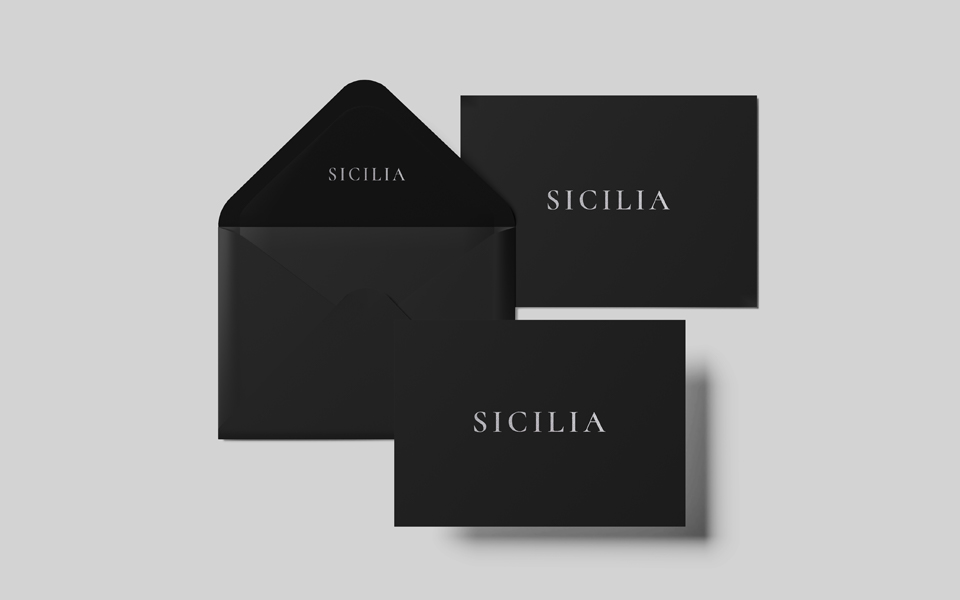 Дизайнерский конверт для SICILIA